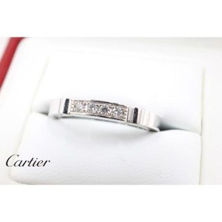 マイヨンパンテールCartier★カルティエ マイヨン パンテール 4Pダイヤ リング 750WG