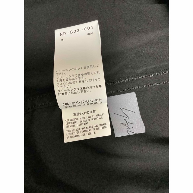 Yohji Yamamoto(ヨウジヤマモト)のYOHJI YAMAMOTO +NOIR 半袖シャツ レディースのトップス(シャツ/ブラウス(半袖/袖なし))の商品写真