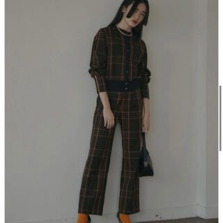 アメリヴィンテージ(Ameri VINTAGE)のAmeri CHEERFUL CHECK TOP & PANTS セットアップ(セット/コーデ)