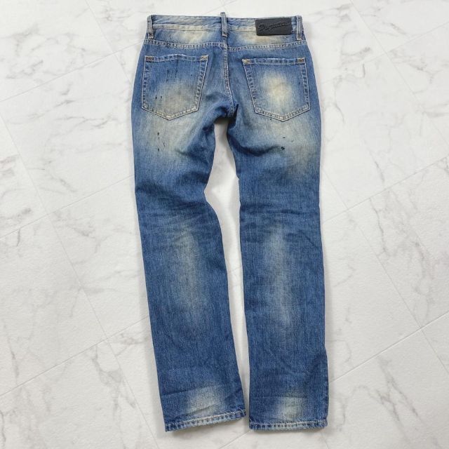 Dsquared2 ダメージリペア加工デニム SLIM JEAN イタリア製42-eastgate.mk