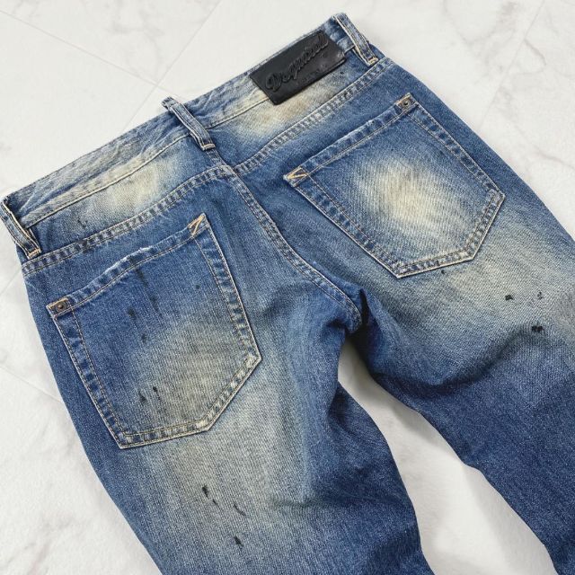 Dsquared2 ダメージリペア加工デニム　SLIM JEAN イタリア製42