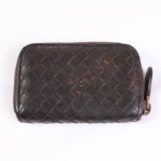 ボッテガヴェネタ(Bottega Veneta)のBOTTEGAVENETA 小銭カード入れ　黒(コインケース)