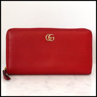 グッチ(Gucci)の【お値下不可】グッチ 456117 レザー GGマーモント 長財布(財布)