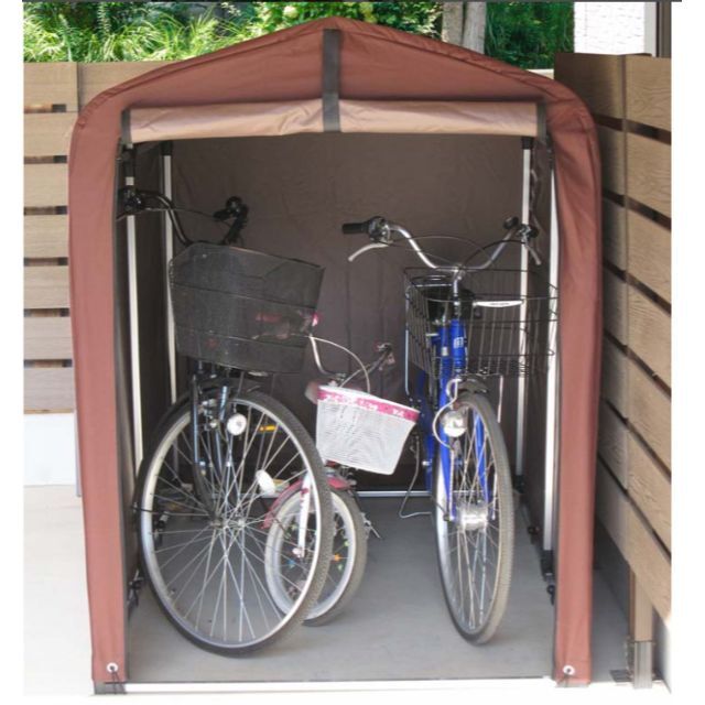 サイクルハウス 2台用 自転車置き場 サイクルガレージ サイクルポート 物置 自の通販 by K B Sshop｜ラクマ