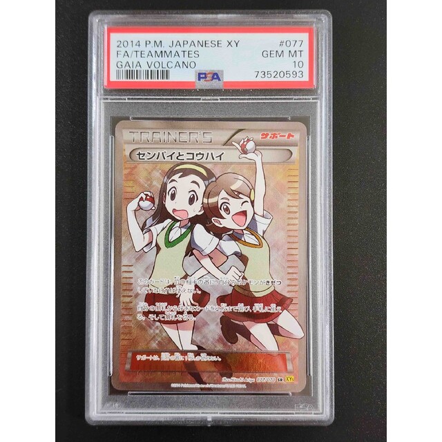 ネット特販 PSA10 センパイとコウハイ SR 077/070 XY5 <P1119