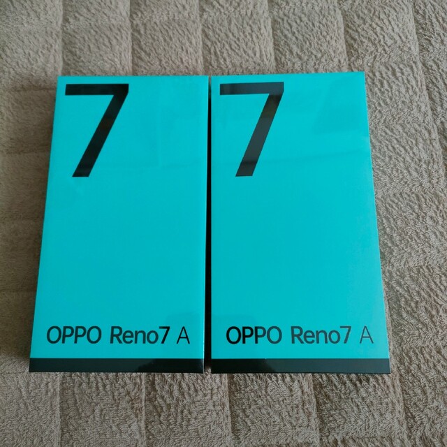 OPPO Reno7 a Yモバイル版　２台セットスマートフォン/携帯電話