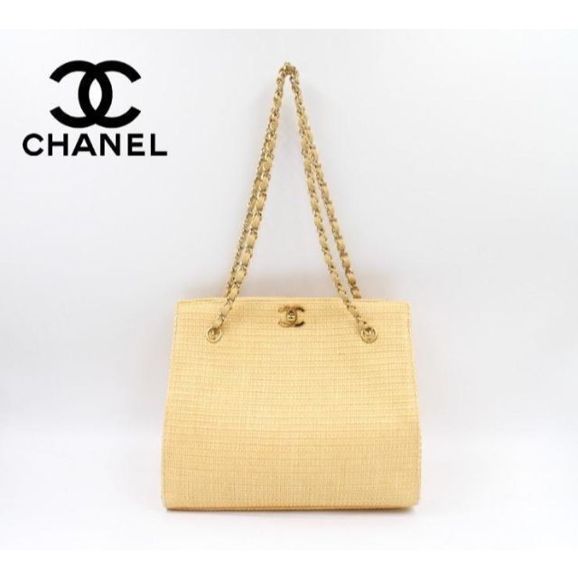 美品！ CHANEL★シャネル 編み込み チェーン ショルダーバッグ