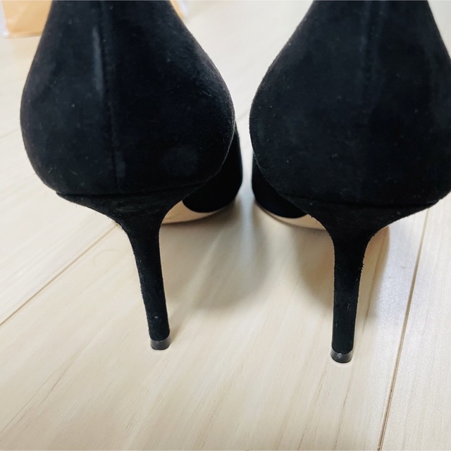 ジミーチュウ　ブラック　スエードパンプス　36 レディースの靴/シューズ(ハイヒール/パンプス)の商品写真