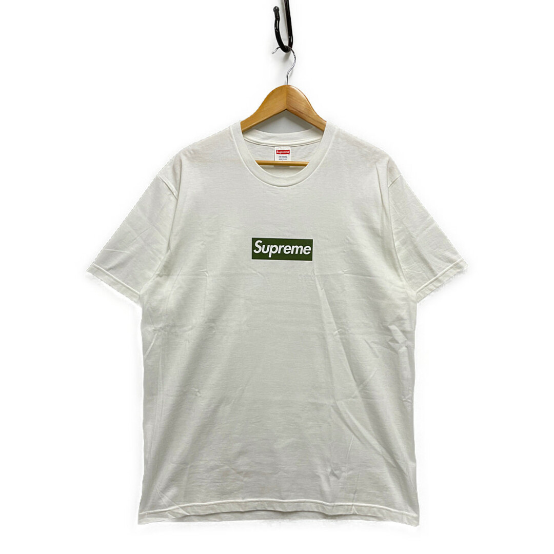 SUPREME シュプリーム Berlin Box Logo Tee ベルリン ボックス ロゴ 半袖Ｔシャツ ホワイト サイズL 正規品 / 30714