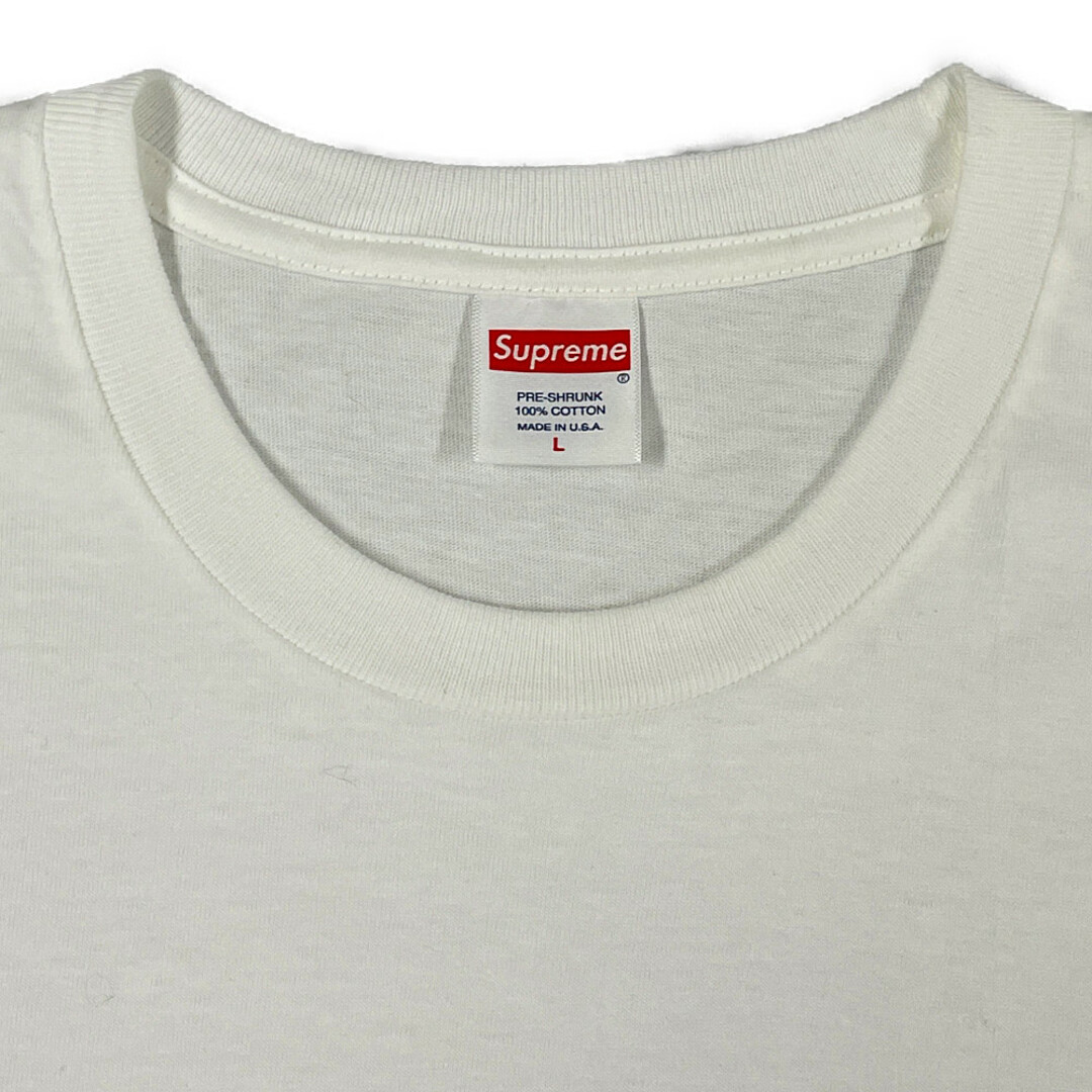 2022SS Supreme Classic Logo Tee 黒 L