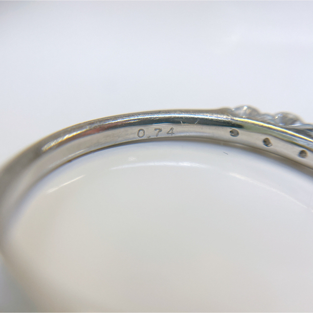 PT900 エタニティーダイヤモンドリング レディースのアクセサリー(リング(指輪))の商品写真