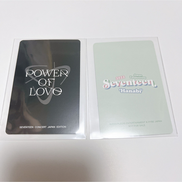 SEVENTEEN(セブンティーン)のSEVENTEEN ミンギュ　power of love HANABI トレカ エンタメ/ホビーのタレントグッズ(アイドルグッズ)の商品写真