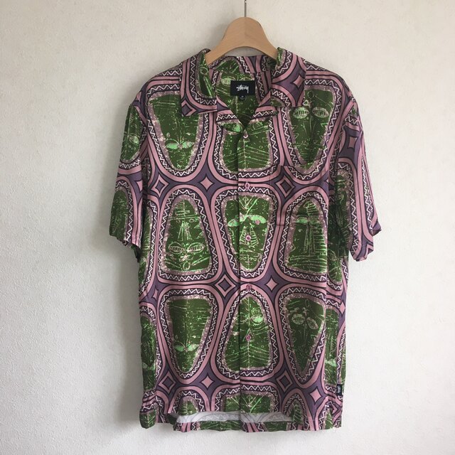 希少　STUSSY ステューシー  MASK SHIRT マスク　シャツ