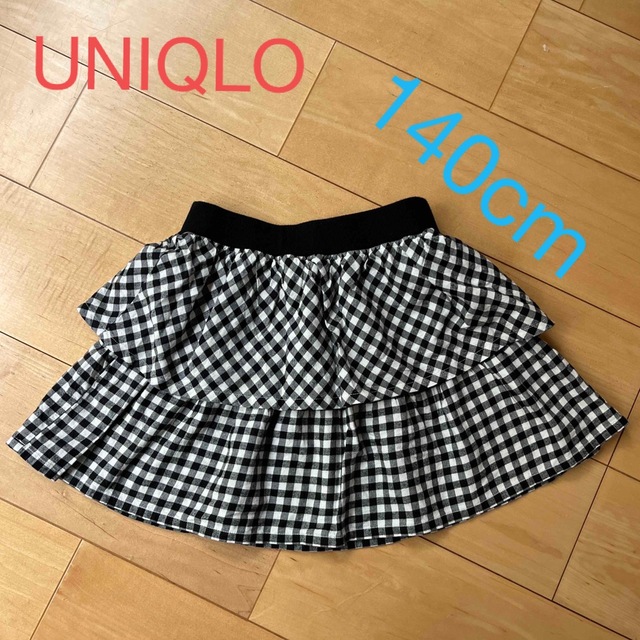 UNIQLO(ユニクロ)のUNIQLO ユニクロ　スカート L 140(135〜145)cm キッズ/ベビー/マタニティのキッズ服女の子用(90cm~)(スカート)の商品写真