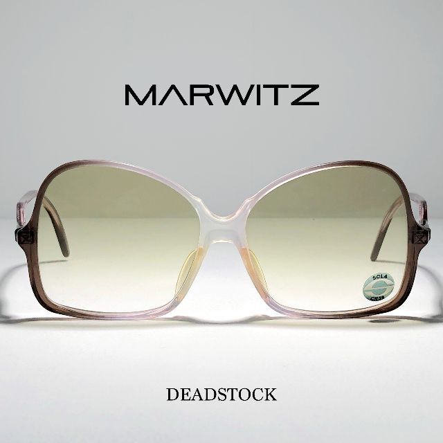 ◇ MARWITZ ◇ ヴィンテージクリアフレームサングラス-
