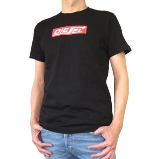 ディーゼル(DIESEL)のDIESEL ロゴプリントＴシャツ T-DIEGOR-HS1 BL Sサイズ(Tシャツ/カットソー(半袖/袖なし))