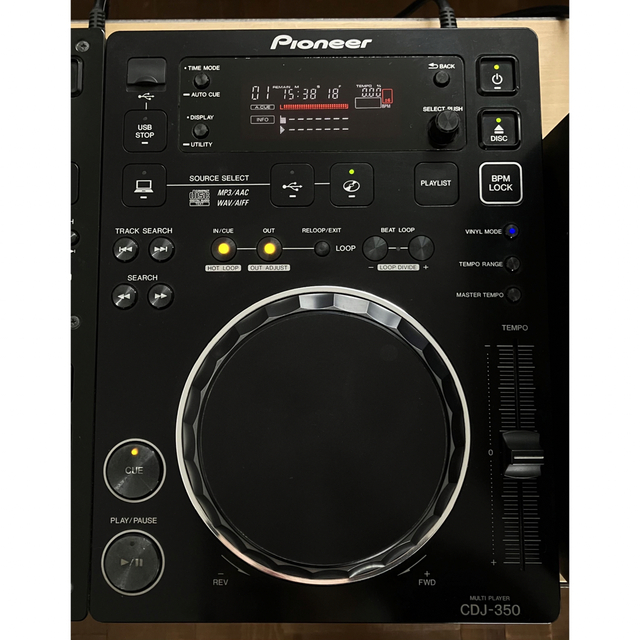 CDJ350 デッキセーバー付き