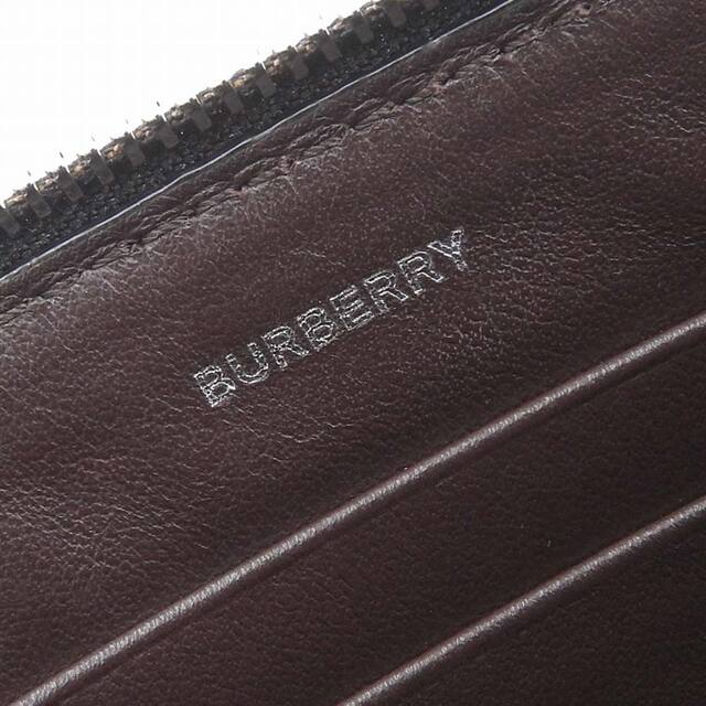 BURBERRY(バーバリー)の【本物保証】 布袋付 新品同様 バーバリー BURBERRY ハラコ柄 クラッチバッグ パテントレザー ホワイト×ブラウン 8016991 アニマル 動物 レディースのバッグ(クラッチバッグ)の商品写真