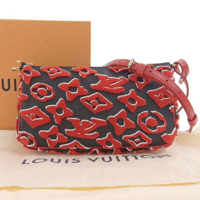 LOUIS VUITTON(ルイヴィトン)の【本物保証】 箱・布袋付 新品同様 ルイヴィトン LOUIS VUITTON UF ウルスフィッシャー モノグラム タフタージュ ポシェットアクセソワール レディースのファッション小物(その他)の商品写真