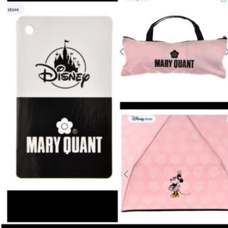 マリークワント(MARY QUANT)の★DISNEY　STORE　2023 ミニーの日 折りたたみ傘 晴雨兼用(キャラクターグッズ)