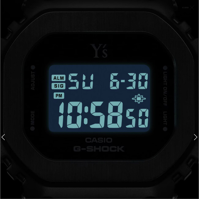 新品・未使用[Y's x G-SHOCK]GM-S5600YS-1