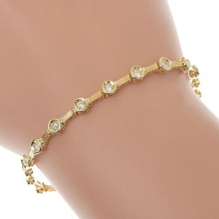 ジュエリーマキ(ジュエリーマキ)の【本物保証】 新品同様 ジュエリーマキ JEWELRY MAKI ブレスレット K18YG 19P メレダイヤモンド 0.76ct(ブレスレット/バングル)