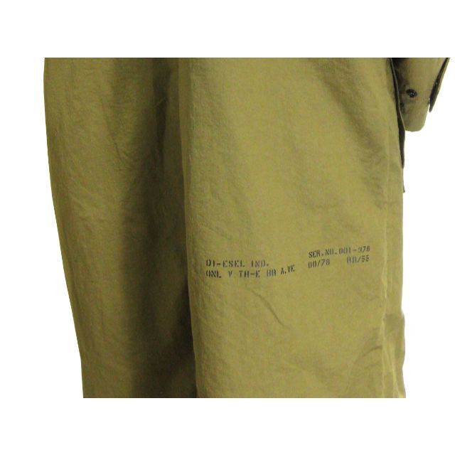 DIESEL(ディーゼル)のDIESEL 薄生地 春秋用 フーテッドロングコート J-LUI Lサイズ メンズのジャケット/アウター(トレンチコート)の商品写真