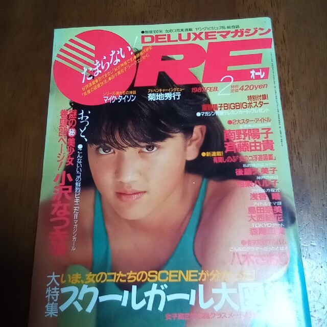 デラックスマガジン ORE オーレ  1987年2月号 エンタメ/ホビーの雑誌(アート/エンタメ/ホビー)の商品写真