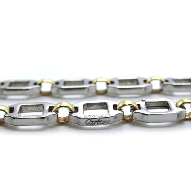 Cartier - カルティエ サントス ネックレス 60cm ステンレス K18 Cartier - カルティエ サントス ネックレス 60cm ステンレス K18