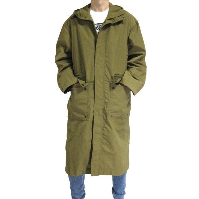 DIESEL(ディーゼル)のDIESEL 薄生地 春秋用 フーテッドロングコート J-LUI XLサイズ メンズのジャケット/アウター(トレンチコート)の商品写真