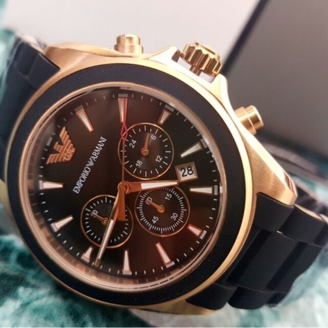 Emporio Armani(エンポリオアルマーニ)の未使用新品☆　エンポリオアルマーニ　AR6066　DZ4355 セット メンズの時計(腕時計(アナログ))の商品写真