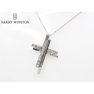 ハリーウィンストン(HARRY WINSTON)のHARRY WINSTON★トラフィックアクセント クロス ダイヤ ネックレス(ネックレス)