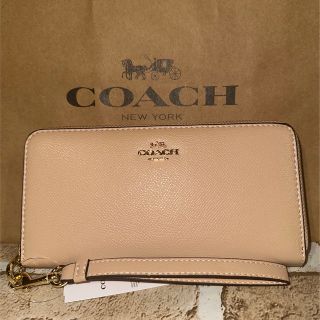 コーチ(COACH)のcoach ベージュ　長財布　新作　母の日　大人気(財布)