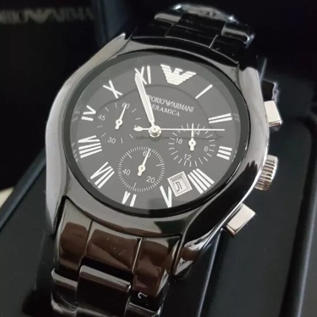 Emporio Armani(エンポリオアルマーニ)の未使用新品☆　エンポリオアルマーニ　AR1400　EMPORIO ARMANI メンズの時計(腕時計(アナログ))の商品写真