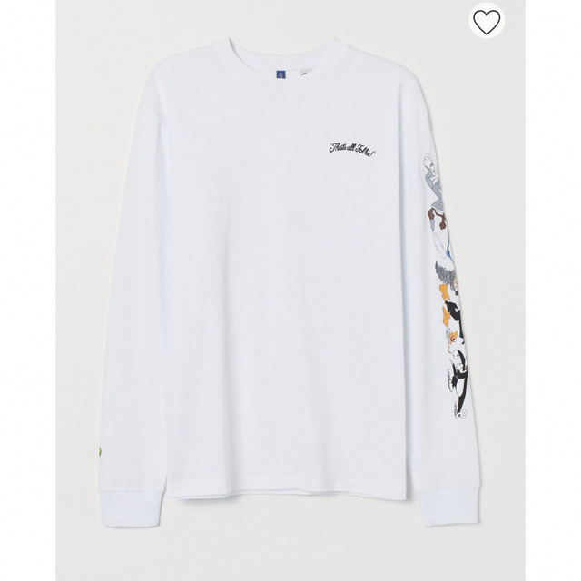 H&M(エイチアンドエム)のH&M バックスバニー ルーニーチューンズ トゥイーティー ロングスリーブ XS メンズのトップス(Tシャツ/カットソー(七分/長袖))の商品写真