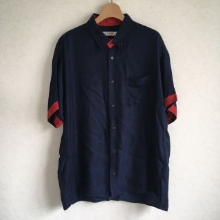 LITTLEBIG  SHIRT バイカラー　シャツ　リトルビッグ(シャツ)