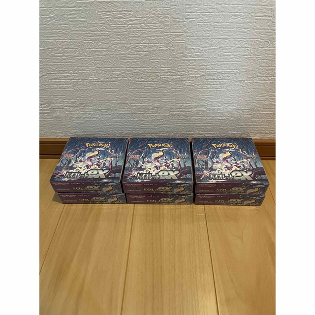 ポケモンカードゲーム バイオレットex 6BOX シュリンク付きBOX1BOXあたりパック数