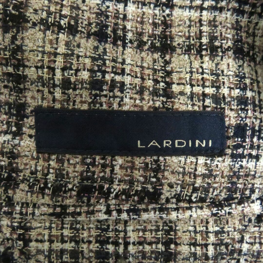 LARDINI   極美品□LARDINI/ラルディーニ チェック柄 ブートニエール