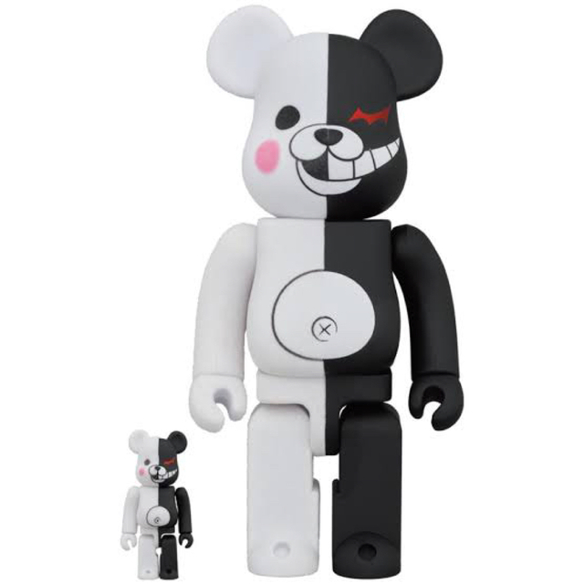 【新品未開封】BE@RBRICK モノクマ ラバーコート＆フロッキー