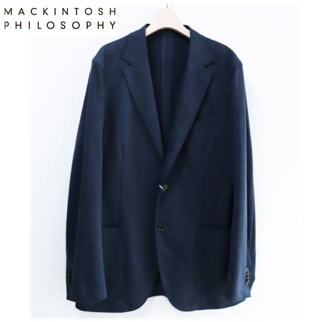 MACKINTOSH PHILOSOPHY(マッキントッシュフィロソフィー)の《マッキントッシュ》新品 ストレッチ メランジジャージ 3Bジャケット 40R メンズのジャケット/アウター(テーラードジャケット)の商品写真