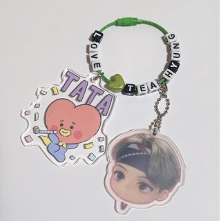 ボウダンショウネンダン(防弾少年団(BTS))の💜BTS  TAEHYUNG キーホルダー💜TinyTAN &TATA テテ(キーホルダー)