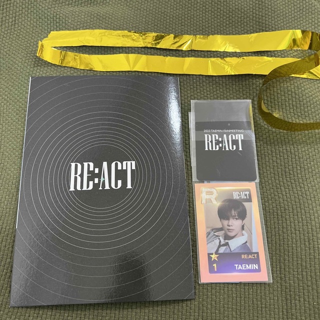 TAEMIN FANMEETING "RE : ACT" トレカ