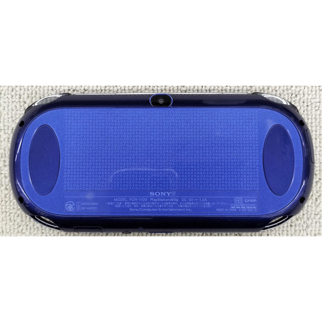 PlayStation Vita(プレイステーションヴィータ)のSONY PS VITA 1100 ブルー エンタメ/ホビーのゲームソフト/ゲーム機本体(携帯用ゲーム機本体)の商品写真