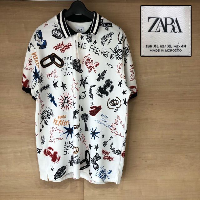 ZARA(ザラ)のZARA ザラ　ポロシャツ　プルオーバーシャツ メンズのトップス(ポロシャツ)の商品写真