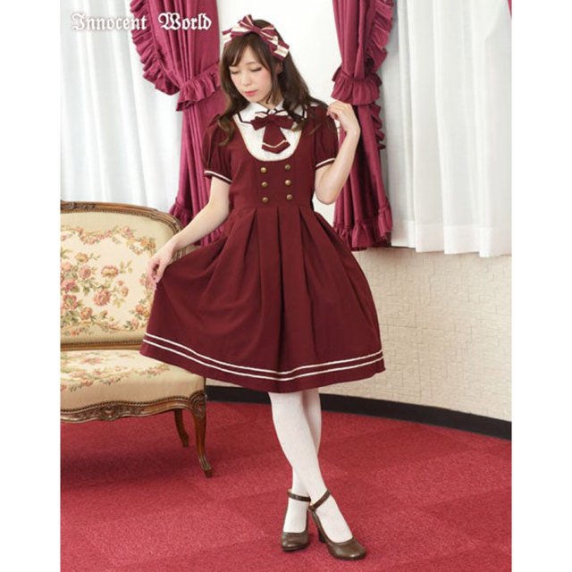 大人気廃盤品 Innocent World ヴィルマ半袖ワンピース 制服 乃木坂