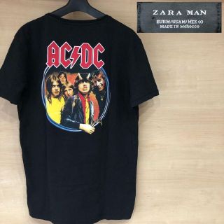 ザラ(ZARA)のZARA MAN ザラ　バンドTシャツ　AC/DC(Tシャツ/カットソー(半袖/袖なし))