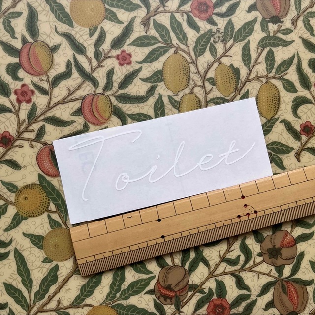 ハンドメイド ステッカー Toilet ハンドメイドのインテリア/家具(その他)の商品写真