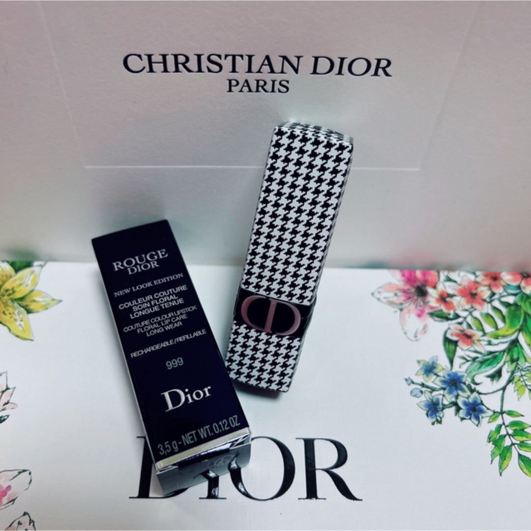 Dior - ⭐値下げしました⭐️Dior 千鳥柄リップ 999の通販 by ゆう's