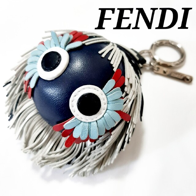 フェンディ バッグ バグズ モンスター チャーム キーホルダー 革 希少