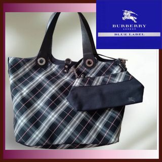 バーバリーブルーレーベル(BURBERRY BLUE LABEL)のバーバリーブルーレーベル リバーシブル ノバチェック トートバッグ(トートバッグ)